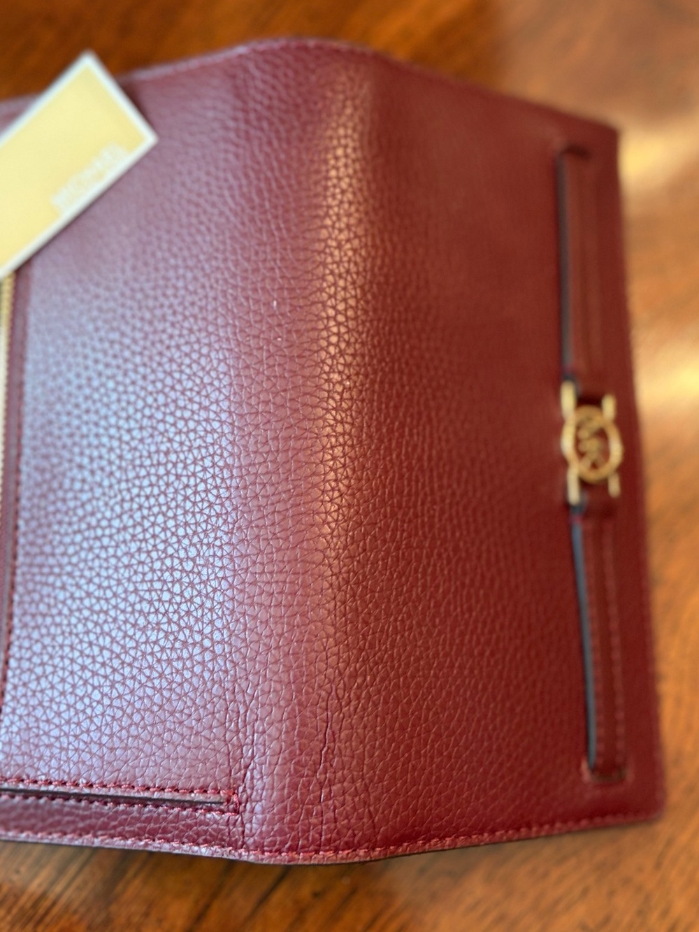 Michael Kors Jet Set Bag (NWOT) and Reed Wallet in Oxblood (NWT) - Picture 4 of 10